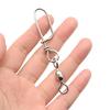 High Strength Rolling Bearing Connector Clip Fishing Accessories Fishing Line Swivels Rig Fishing Barrels Swivels Set