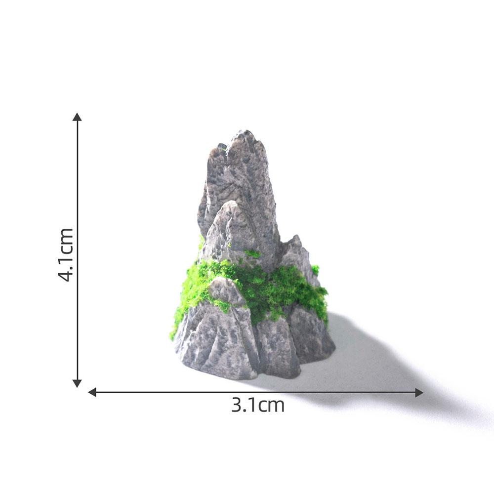 8pcs Mountain Decorative Miniature Set for Indoor Garden Accessories