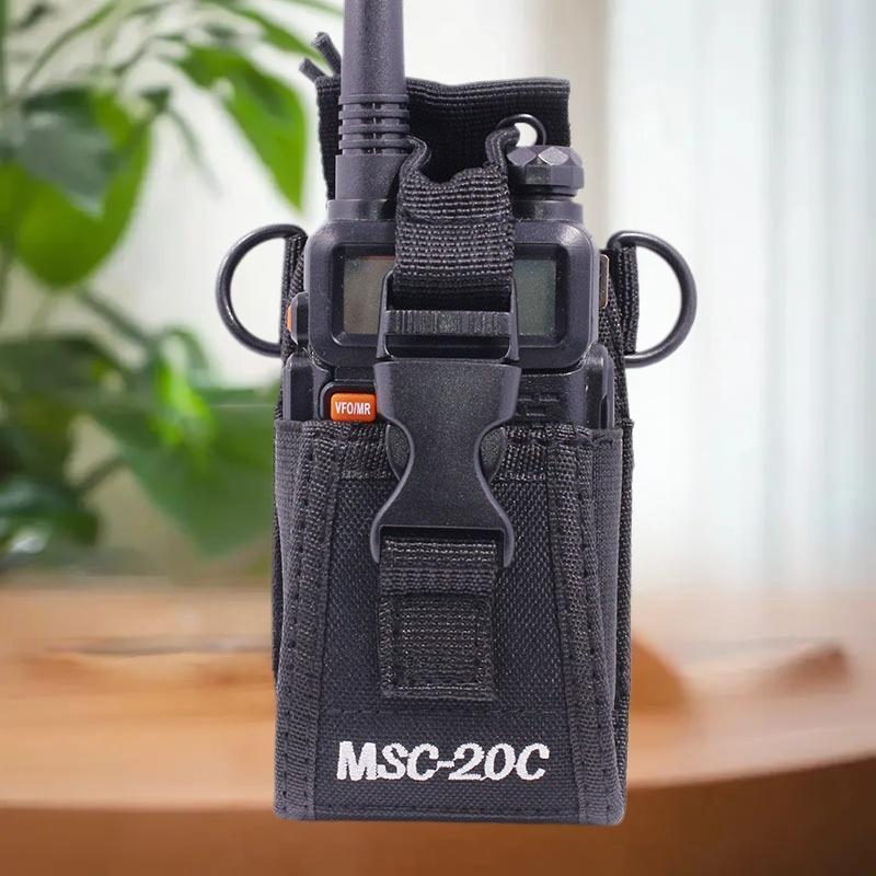 Multifunctional MSC-20C Walkie Talkie Case, Universal Radio Holder for UV-5R TYT ICOM.