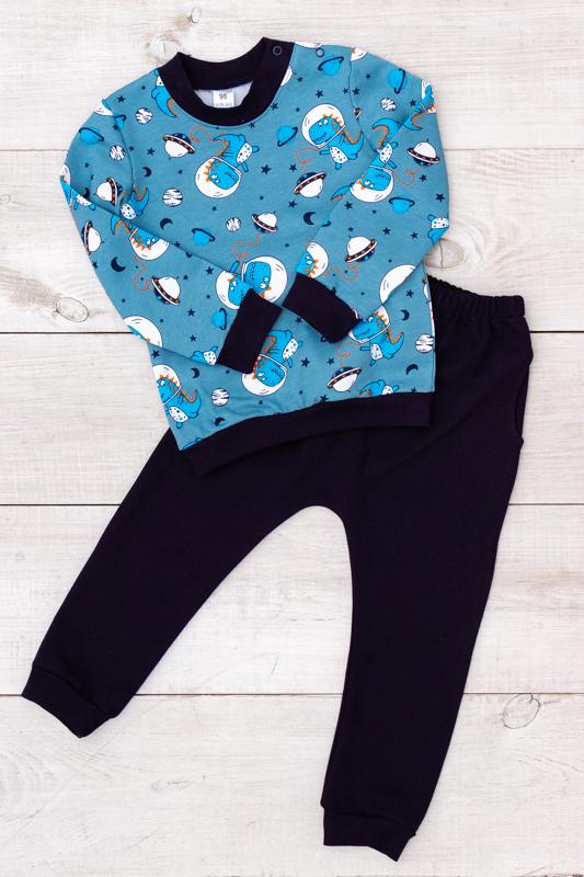 

Встановити (діти) – Затишний двокомпонентний костюм, м яка ворсована тканина, демісезонний, 5063-024-4 HC 74 молодіжний синього кольору