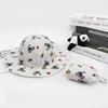 1PC Children's Storage Fisherman Hat Spring Summer UV Protection Sun Cap Boys Girls Beach Panama Hat Cute Cartoon Bucket Caps