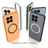 Матовый полупрозрачный магнитный чехол для телефона Xiaomi 15T Pro Мягкая ТПУ крышка