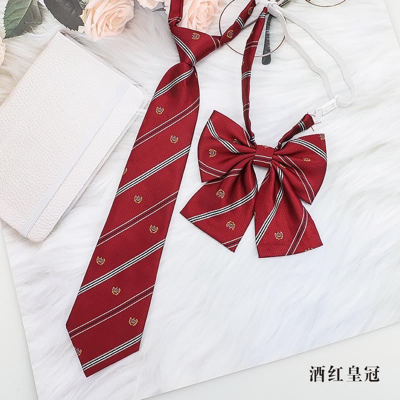 Jk Small Tie Necktie Girl Student Summer Bow Tie Japanese Dk College Style Graduation Free Shirt Couple Decoration