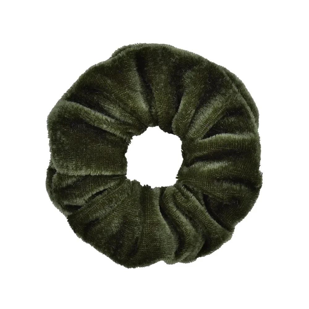 1 stuks Effen Kleuren Fluwelen Haar Scrunchies Dames Meisjes Paardenstaart Houder Hoofdband Elastische Haarbanden Haaraccessoires