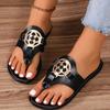 Fashion Black New Open Toe Women's Sandals Summer Fashion Breathable Comfortable Sandals Woman Wedge Buckle Female Footwear Woman Shoes