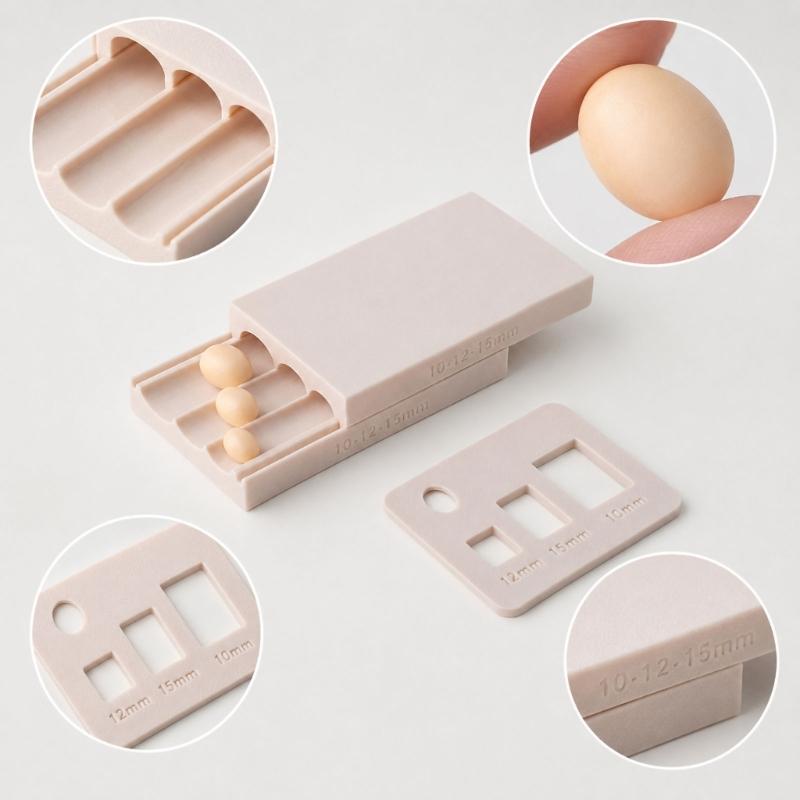 Clay Bead Maker for Jewelry Making, Three-Channel Manual Roller for Oval and Lemon Shape Beads, Earrings, Necklaces and DIY Decorations