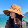 New Western Cowboy Hat Bucket Hat Men's and Women's Summer Outdoor Climbing Hat Big Brim Sun Hat Sun Protection Sun Hat