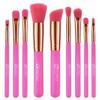 Stroke of Beauty - Set of 9: Makeup Brush with Pink Wooden Handle