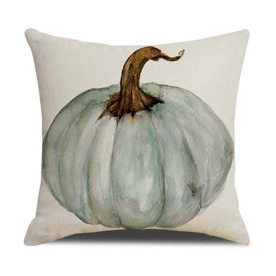 Herbstdekor-Kissenbezug, weich, verschleißfest, lichtecht, quadratisch, Thanksgiving-Kürbis, Bauernhaus-Kissenbezug, Kissenbezug