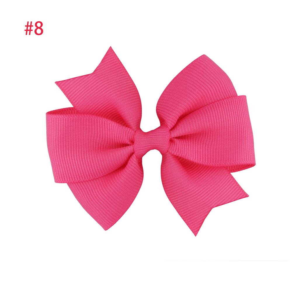 2 ks 3palcové mašle do vlasů pro dívky grosgrainová stuha dětské vlasové doplňky s aligátorovou sponou mašle pro malé dívky miminko