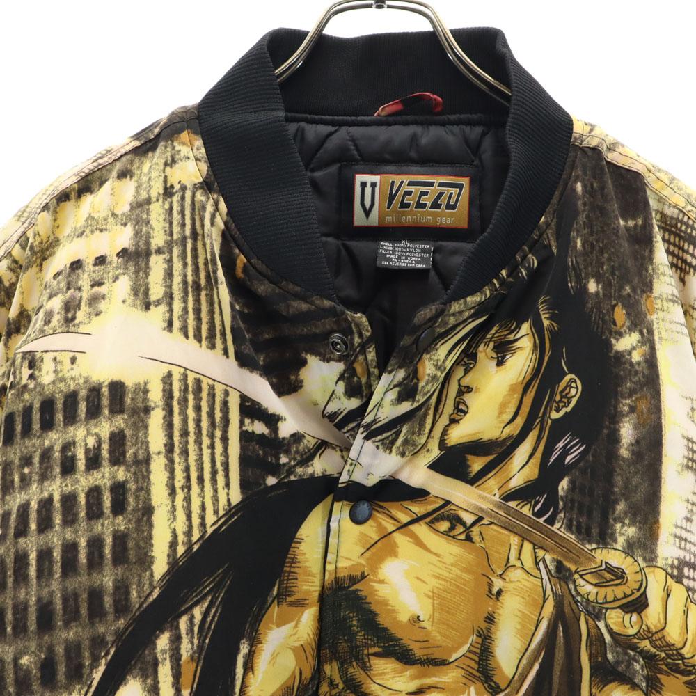 VEELO lata 90. 00. Stara kurtka bejsbolowa XL seria czarna Męska Używana