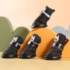 New Non-slip Dog Warm Shoes Warm Soft Cotton Boots Waterproof Dog Snow Boots Autumn Winter