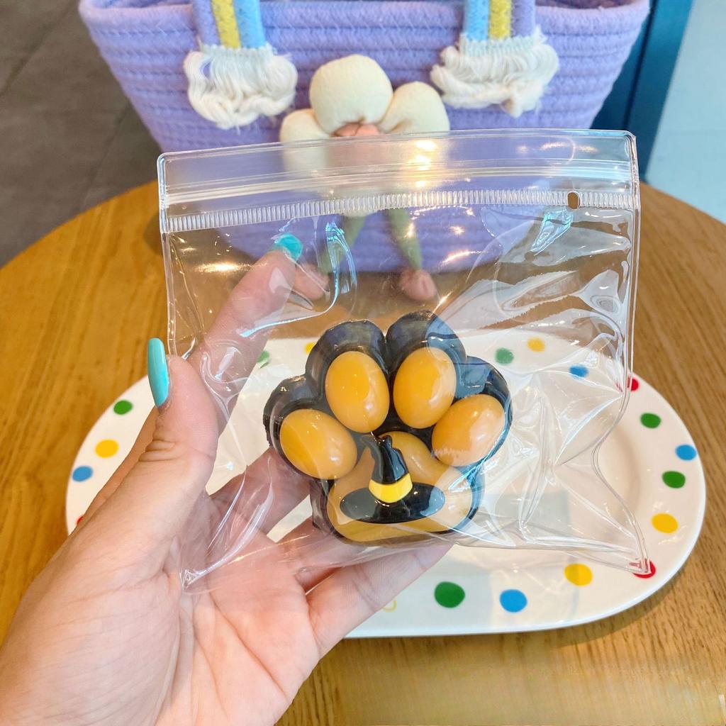 Halloween Pumpkin Taba Squishy Cat Paw Soft Donut Sensory Food Toy Tpr Cute Squeeze Toy Kids Stress Relief Antistress Novelty