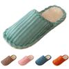 Women's Fleece Lined Indoor Slippers Warm And Thickened Casual Cotton Slippers Plush Cotton Womens Memory Foam Slippers Size 8
