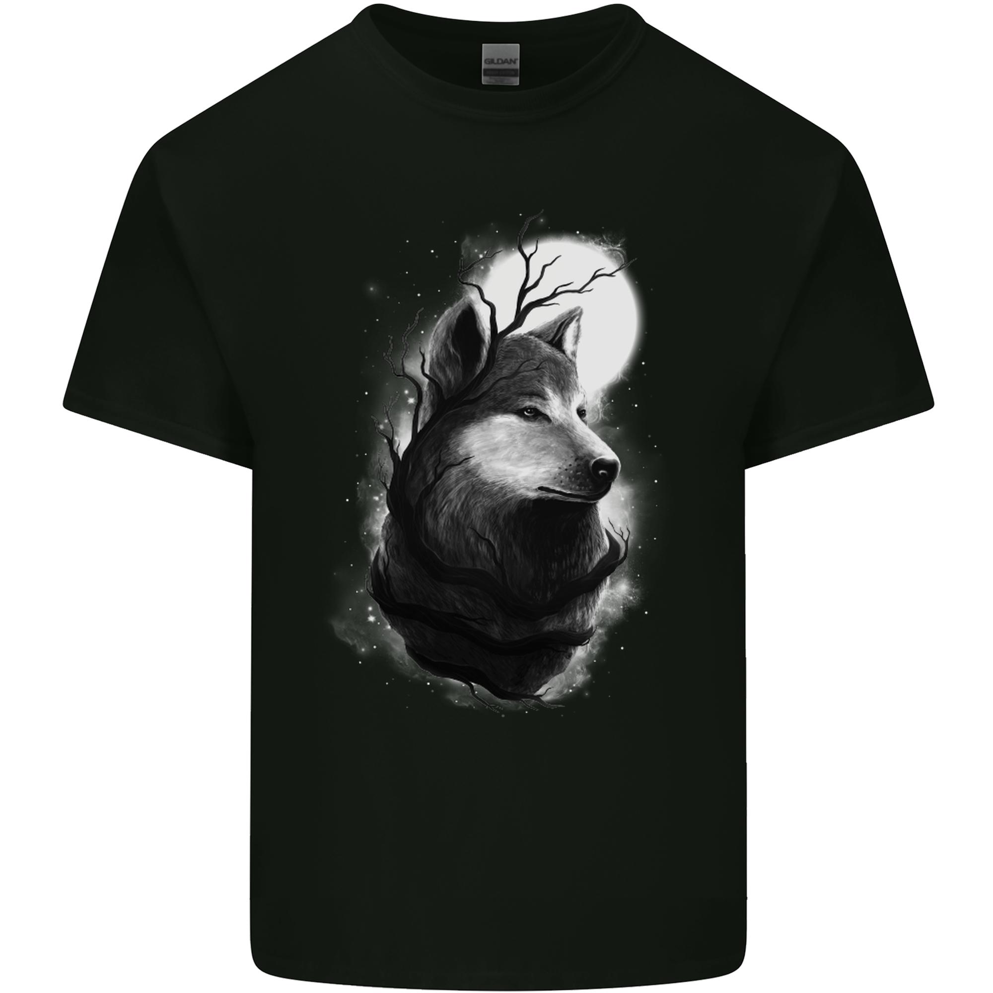 Full Moon Wolf Werewolves Wolves Unisexs Light Cotton TShirt S