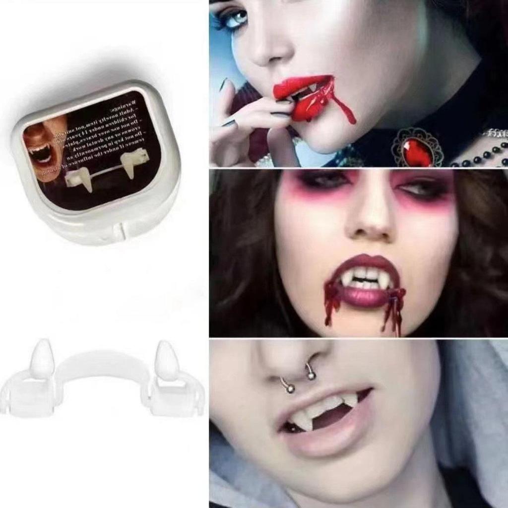 Halloween Vampire Zombie Teeth: Cosplay Masquerade Party Props