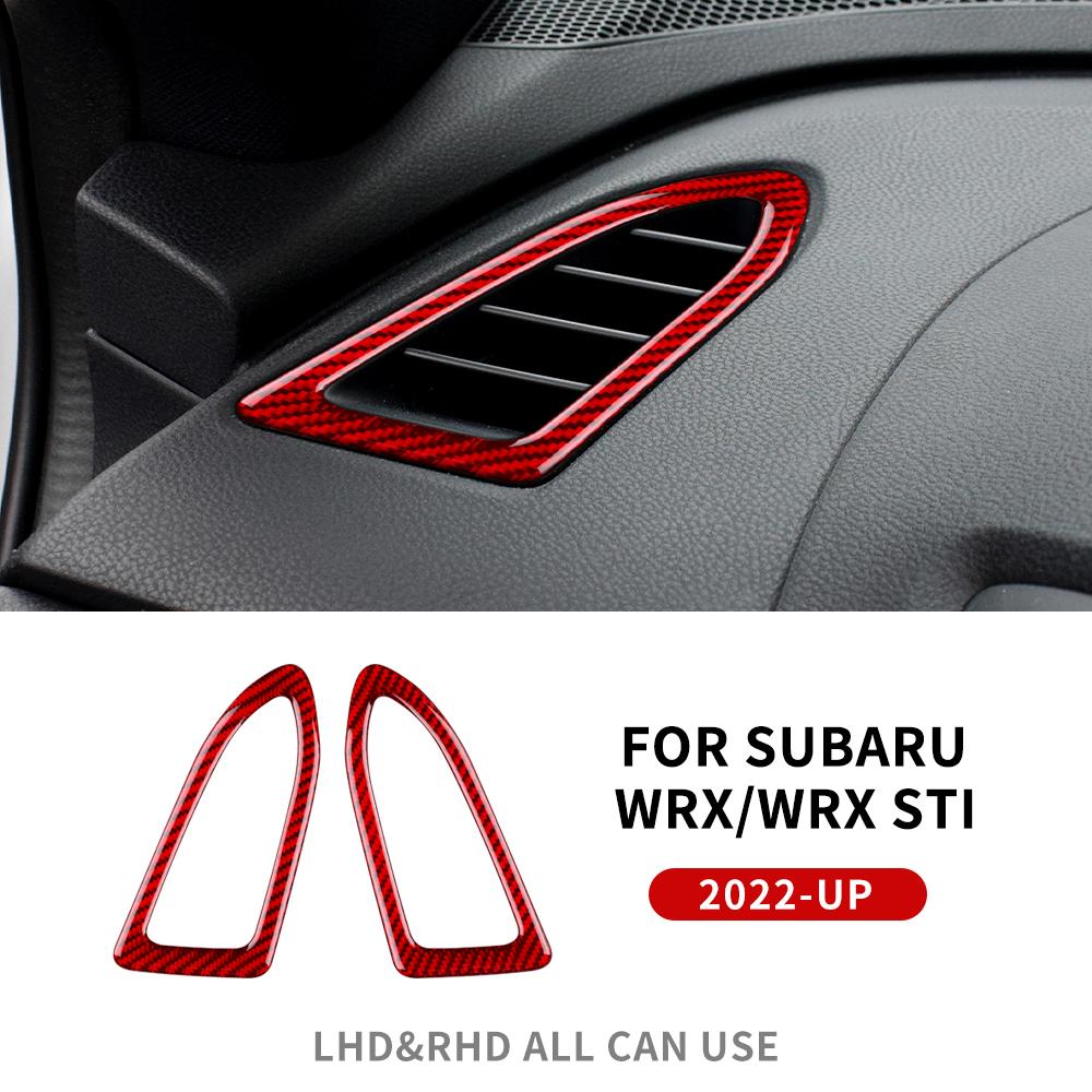 Real Soft Carbon Fiber Sticker For Subaru WRX/ WRX STI 2025 2025 2025 Car Side Air Vent Outlet Frame Interior Trim Accessories