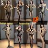 Sexy Fishnet Lingerie Bodysuit: Open Crotch, See-Through Black Stockings, Tempting Sleepwear