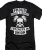 Proud Union Laborer T Shirt Skull IWW Industrial Workers of the World