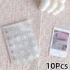 Multiple Pockets Clear Sheets Sleeve DIY Binder Photo Album Refill Pages 4 Hole 4 Ring Card Stamp Die Jewelry Storage