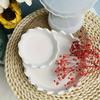 Jewelry Tray Silicone Resin Molds Round Shaped Jewelry Dish Molds Silicone Material for Epoxy Resin Casting Tray