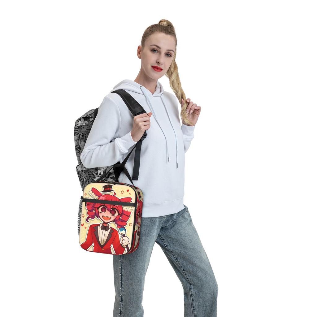Lunch Bag Kasane Teto Magician Manga Outdoor Picnic Lunch Box For Child Fashion Portable Print Thermal Lunch Bags