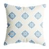 Blue and White Porcelain Style Pillow Cover Retro Home Bedside Wooden Sofa Pillow Cover Cotton Linen Polyester Living Room Chair Cover