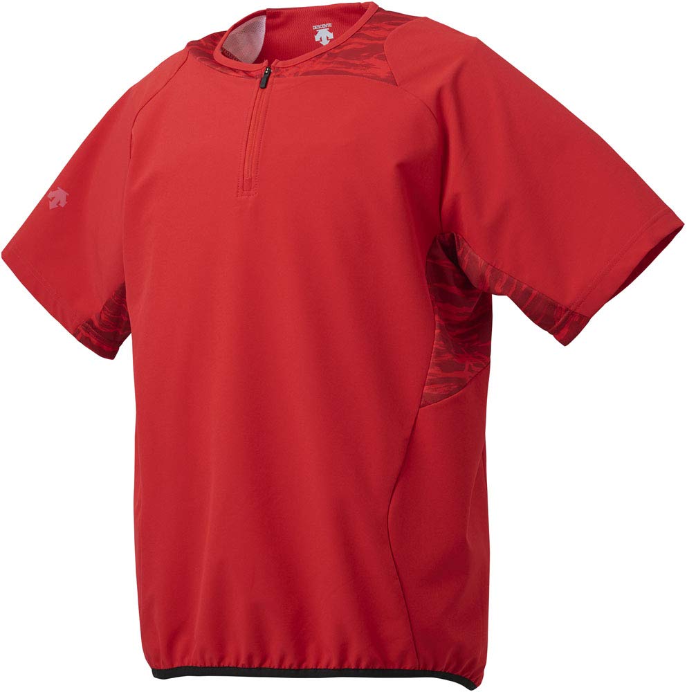 DESCENTE Baseball Training Wear Hybrid Size Shirt, Red, S, DBX-3607