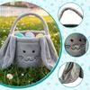 Easter Basket Decorative Easy To Carry with Handle Storage Organizer for Outdoor Birthday Party