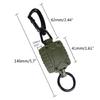 Retractable Key Chain Key Holder Reel with Carabiner 23'' Steel Retractable Cord