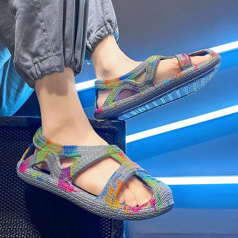 Fashion Sports Shoes for Men Clearance Sale Non-slip Big Size Eva Luxury Designer Adult Descount Outdoor New Fashion Pvc H Man Sandals