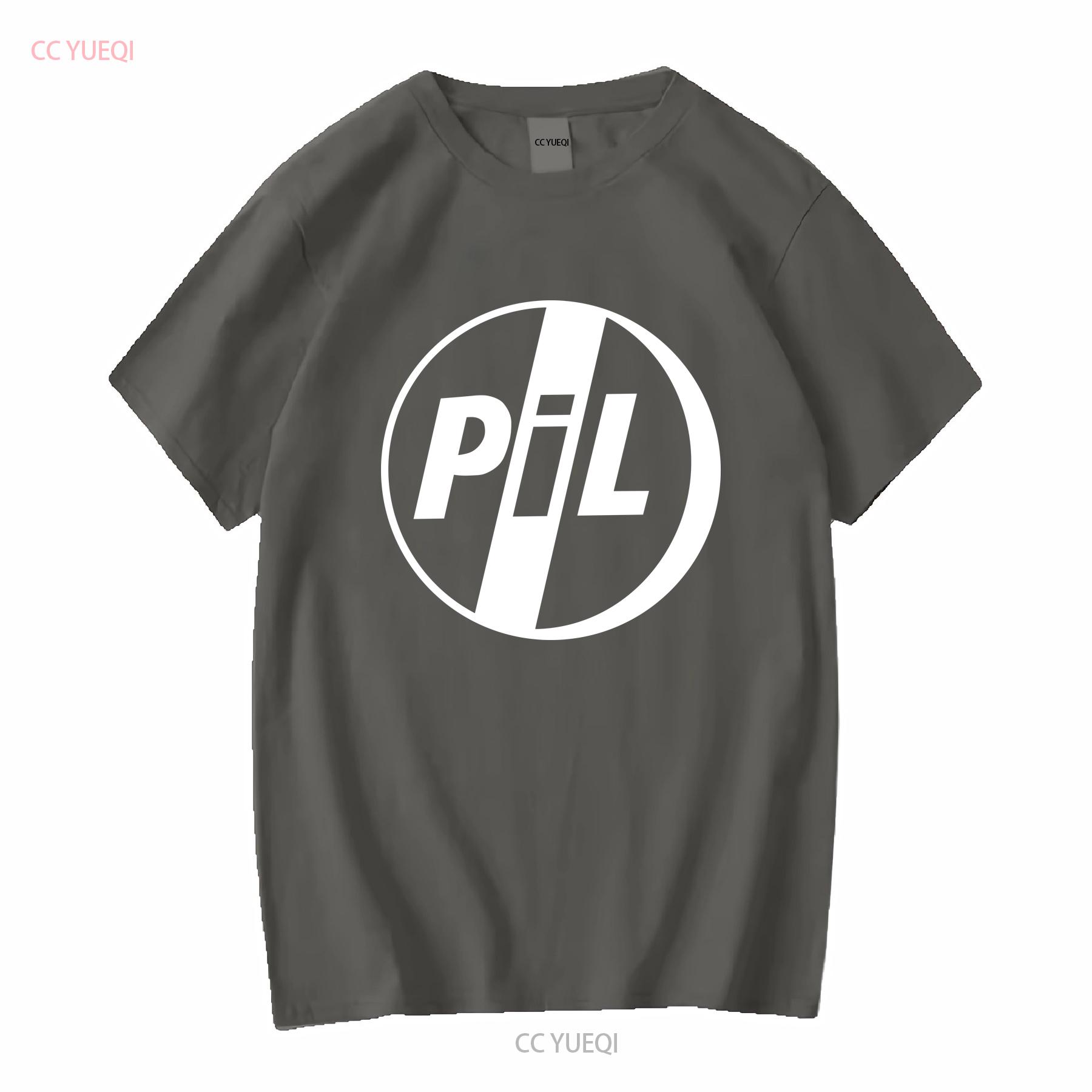 

Нова чоловіча футболка з логотипом PIL Public Image Limited, вінтажна, прана, універсальна, трохи вільна, для повсякденного носіння, унісекс, з принтом XL