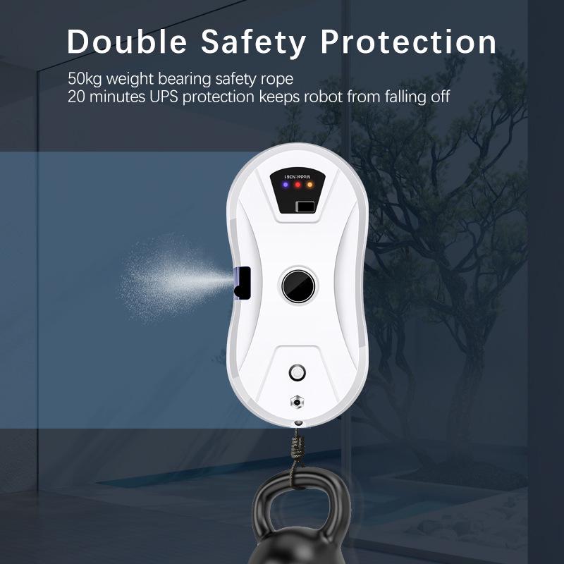 Smart Automatic Window Cleaning Robot for High-Rise Glass