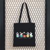 Tote Bag Cartoons Anime Bags Shopping Bag Canvas Shopper Bag Reusable Tote Bag Handbags Shoulder Bags Collapsiblet Custom Bag