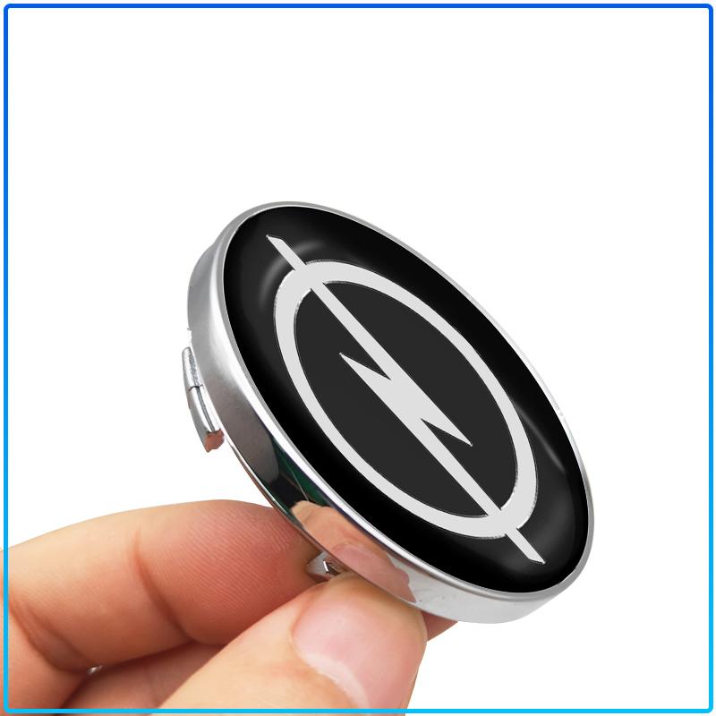 4PCS 56 60mm Car Styling Wheel Center Hub Caps Rim Cover Badge Emblem Sticker For Opel Astra H G J Insignia Mokka Zafira Corsa Vectra B C D