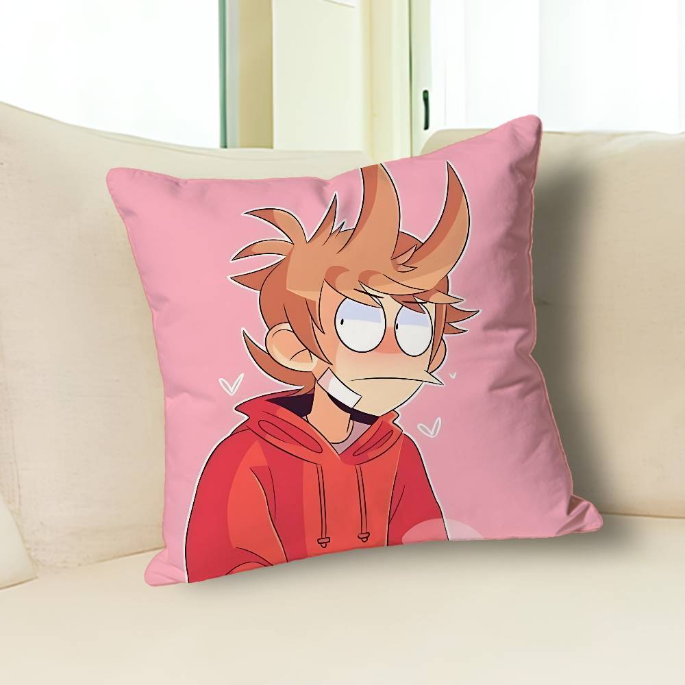 Funny E-Eddsworlds-S Various Sizes Square Pillow Case For Car Home Bedchamber Decor Custom Valentine gift