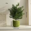 Nordic Bionic Bonsai: Indoor Green Plant Faux Ornament for Office or Living Room Decor