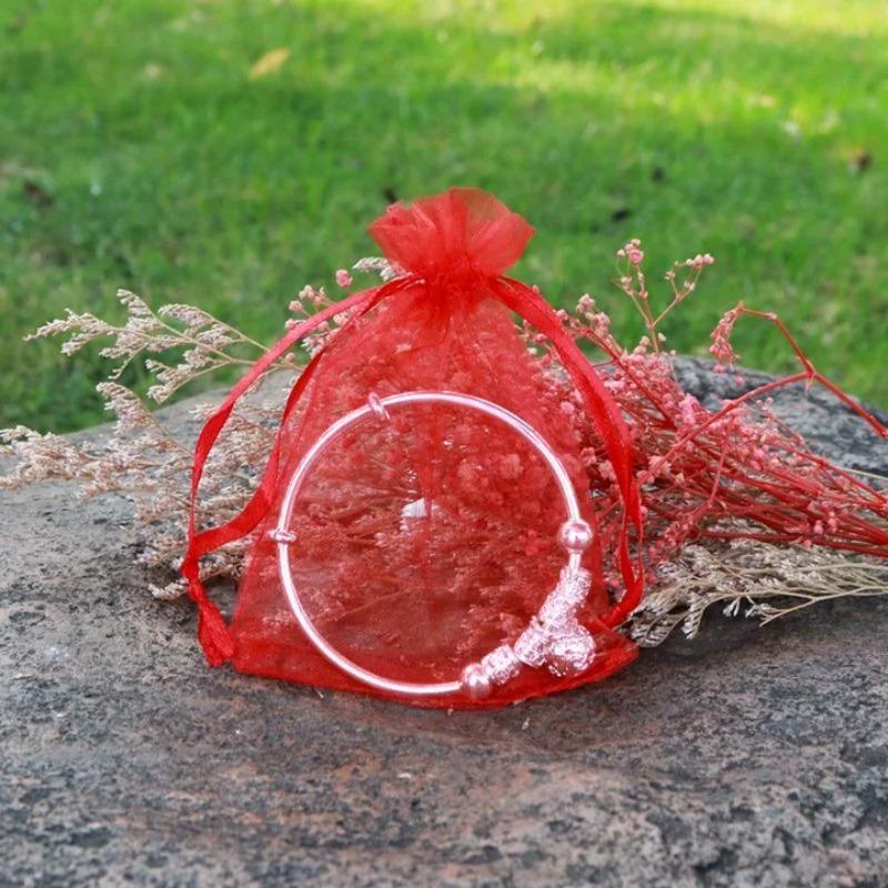 

Jewelry Pouches Wholesale Drawstring Organza Bag Gold Color Jewelry Packaging Bags Drawstring Bag Wedding Gift Bag 50pcs&7x9cm