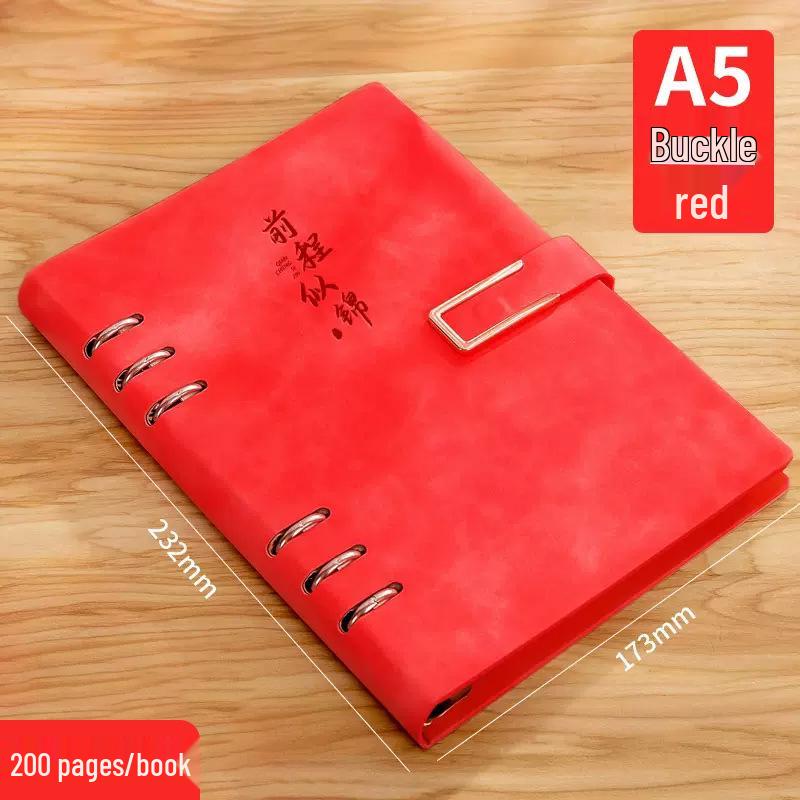 İş ve Öğrenciler İçin Çıkarılabilir Sert Kapaklı Gevşek Yapraklı Defter