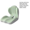 Ergonomický polštář na sedadlo z paměťové pěny s L-tvarem, dutý pro cirkulaci vzduchu, s opěrkou beder, protiskluzový polštář na kancelářskou židli