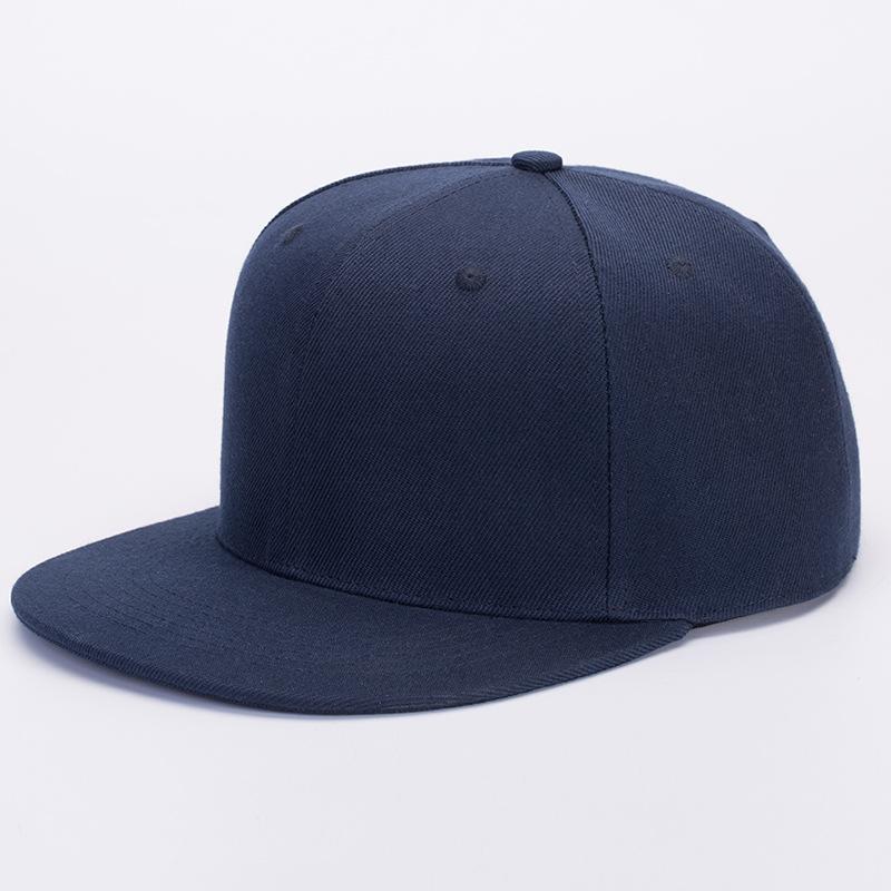 Unisex Flat Brim Baseball Cap For Men Women Fashion Color Plain Snapback Hat Outdoor Leisure Patchwork Hip Hop Sun Hats
