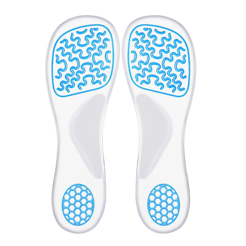 GEL Arch Seven-point Pad High Heels Soft Self-adhesive Adjustment Size Insole Arch Support Shock Absorption and Anti-slip Half Size Pad