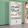 Glass Display Cabinet with Lock for Beauty Salon Cosmetics