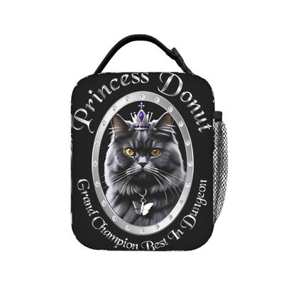 Princess Donut Dungeon Crawler Carl Insulated Lunch Bags Thermal Bag Reusable,Meal Container Animals Leakproof Tote Lunch Box
