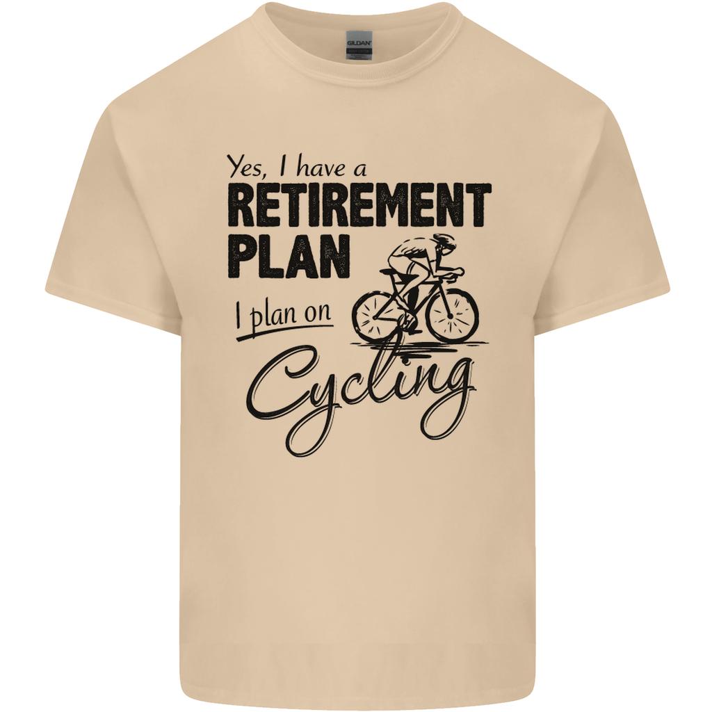 Cycling RetireUnisext Plan Cyclist Bicycle Unisexs Light Cotton TShirt