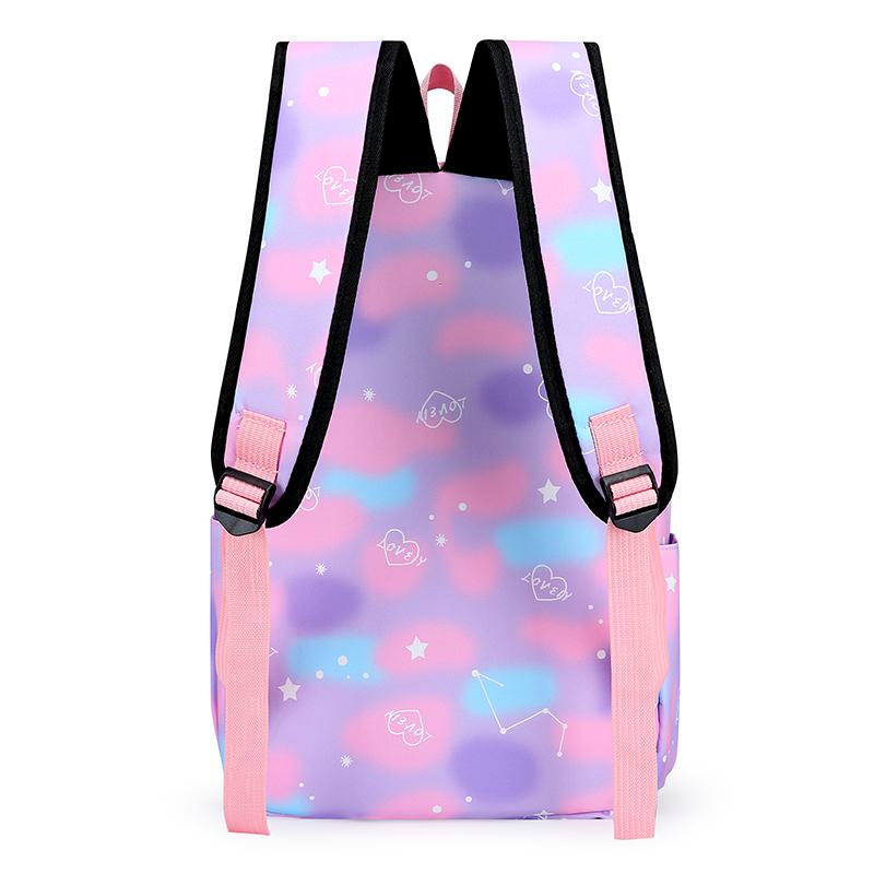 College Student Three-piece Set Student Schoolbag Casual Backpack