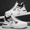 Men's Shoes 2024 Autumn New Sports Shoes Medium Top Platform Trendy Basketball Shoes Wear-resistant Heightening Dad Shoes Trendy Shoes