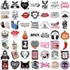 50 Smut Bookish Stickers DIY Decorative Guitar Laptop Suitcase DIY Waterproof Stickers