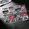 FOR TOYOTA TRO Universal Multi-Purpose Reflective Waterproof Stickers Scratch Conceal For Auto Bike Helmet Mug Fridge Decoration
