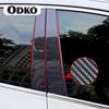 For Land Rover Discovery 3 4 2006-2016  Gloss Black  Polished Pillar Posts Window Trim Cover BC Column Sticker